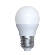 Лампа светодиодная (UL-00006533) Uniel E27 6W 4000K матовая LED-G45-6W/4000K/E27/FR/RA95 PLK01WH