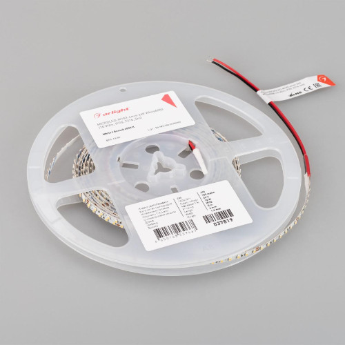 Светодиодная лента Arlight MICROLED-M182-4mm 24V White6000 (10 W/m, IP20, 2216, 5m) 037819