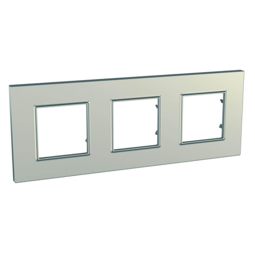 Рамка 3-постовая Schneider Electric Unica Quadro MGU6.706.57