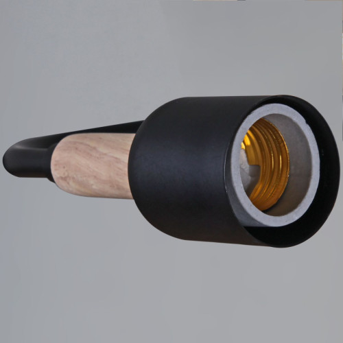 Люстра на штанге Reluce 99960-0.3-08 BK+WOOD Люстра на штанге Reluce 99960-0.3-08 BK+WOOD