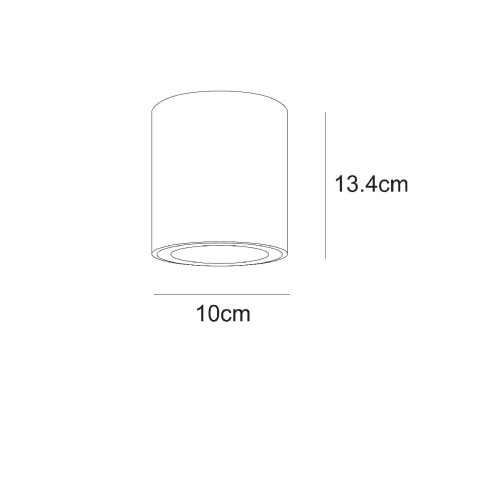 Уличный потолочный светильник Arte Lamp Torcular A1813PF-1BK