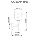 Бра Arte Lamp Yuka Smoky A7759AP-1PB