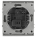 Кнопка Эра Arktik 16-1109-03 10АХ-250В алюминий Б0070396