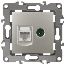 Розетка комбинированная RJ45+TV Эра 12-3110-15 Б0027450