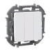 Выключатель 3-кл, винтовые клеммы, 10 AX , 250 В. Legrand/Daccord Inspiria 673540