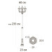 Парковый светильник Arte Lamp Madrid A1542PA-3BN