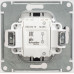 Кнопка нажимная сх.1, 10AX Systeme Electric Glossa Антрацит GSL000715