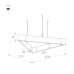 Подвесной светильник Arlight ALT-LINEAIR-TRIANGLE-FLAT-UPDOWN-DIM-1375-130W Warm3000 040636