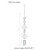 Подвесной светильник Crystal Lux VALENCIA SP1.1 GOLD