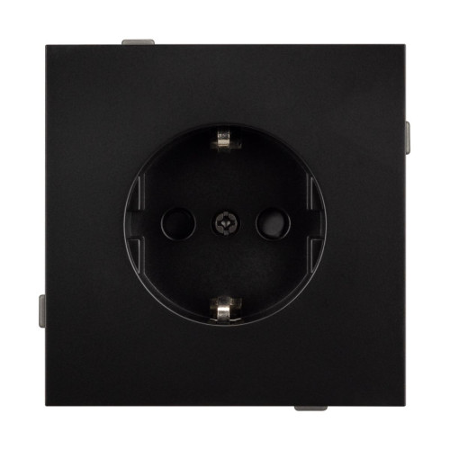 Механизм электрической розетки Arlight SCT-TENDO-MEU1-PL-BK (230V, 16A) 054079