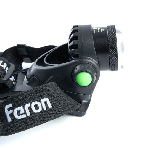 Фонарь налобный Feron TH2305 ZOOM c аккумулятором 41709