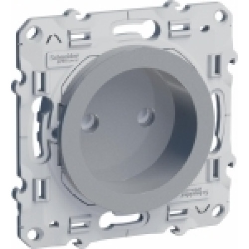 Розетка со шторками Schneider Electric Odace S53R033