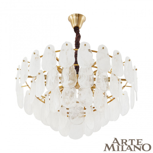 Подвесная люстра Arte Milano 2853.D750.H390.E14.18 G