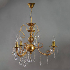 Подвесная люстра Ambiente Alicante 8888/3 AB Leaf Crystal