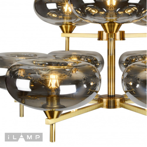 Подвесная люстра iLamp Rivoli 6607/9 GD