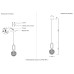 Подвесной светильник Crystal Lux CATKIN SP1.2 Подвесной светильник Crystal Lux CATKIN SP1.2