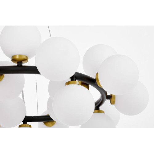 Подвесная люстра Lumina Deco Marsiada LDP 6033-25 BK+MD