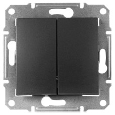 Выключатель двухклавишный Schneider Electric Sedna IP44 10A 250V SDN0300470