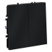 Проходной переключатель двухклавишный Voltum S70 VLS020307