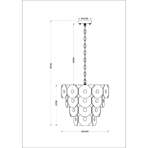 Подвесная люстра Arte Lamp Lambrusco A4069LM-7AB