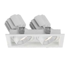 Встраиваемый карданный светильник Arlight MS-VORTEX-BUILT-S250x140-2x30W Day4000 (WH-WH, 17 deg, 230V) (IP20 Металл) 057765