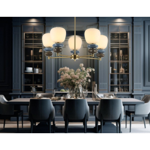 Люстра на штанге Ambrella Light High Light Ceramo Modern LH53164