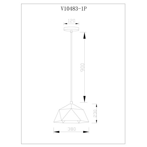 Подвесной светильник Moderli Genoa V11560-1P