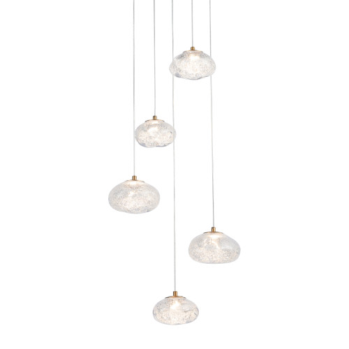 Подвесной светильник Delight Collection P98065-5 antique brass Подвесной светильник Delight Collection P98065-5 antique brass