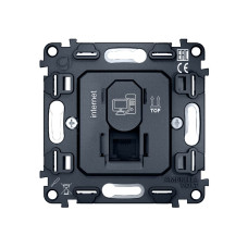 Механизм компьютерной розетки RJ-45 (8P8C) CAT6 с автоматической защитной шторкой Ambrella Volt Quant VM188