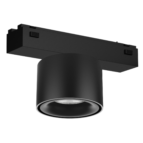 Трековый магнитный светильник iLedex Vision 4825-049-D74-10W-60DG-4000K-BK