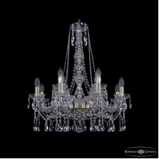 Подвесная люстра Bohemia Ivele Crystal 1413/8+4/220/h-73 G