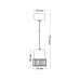 Подвесной светильник Italline IT014-0203 gold