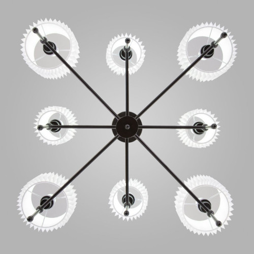 Люстра на штанге Eurosvet Notturno 60162/8 черный Smart a065663