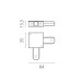 Угловое соединение для шинопровода к 50202X-P, 50203X-P Barra Lightstar 502126-P