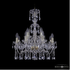 Подвесная люстра Bohemia Ivele Crystal 1413/8+4/200/XL-66 G