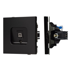 Механизм компьютерной розетки Arlight SCT-TENDO-MPC1-PL-BK (RJ-45, CAT6) 054104 Механизм компьютерной розетки Arlight SCT-TENDO-MPC1-PL-BK (RJ-45, CAT6) 054104