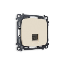 Комплект механизма компьютерной розетки RJ-45(8P8C) CAT6 со шторкой Ambrella Volt Omega MO332010