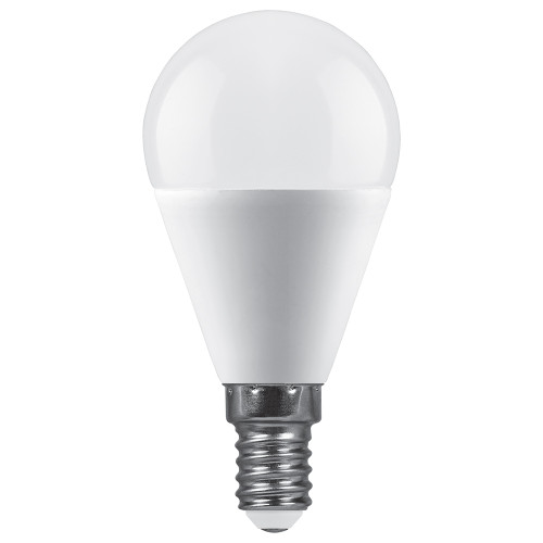 Лампа светодиодная Feron LB-990 шар матовый E14 15W 175-265V 6400K 52080 Лампа светодиодная Feron LB-990 шар матовый E14 15W 175-265V 6400K 52080