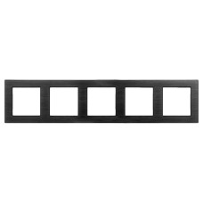 Рамка на 5 постов Arlight FRM-PRESTO-ALS-5-BK 043865