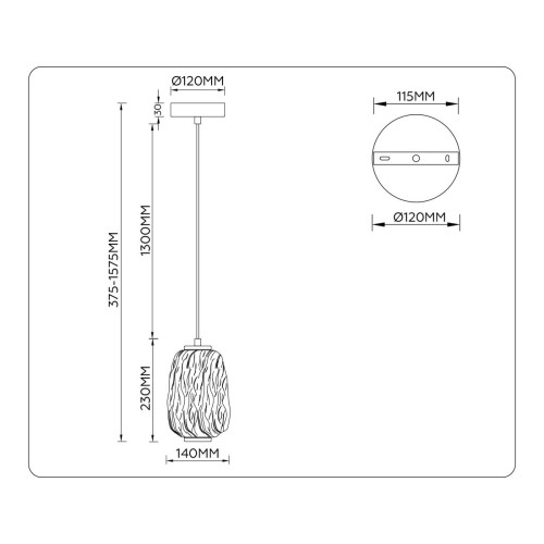Подвесной светильник Ambrella Light High Light Crystal LH30101