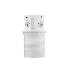 Блок розеток 107J (4 секции, 2 USB и RJ-45) Mebax 00-00001172
