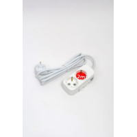 Удлинитель с/з 2вх с защитными шторками ELBI Myra 527-010202-211
