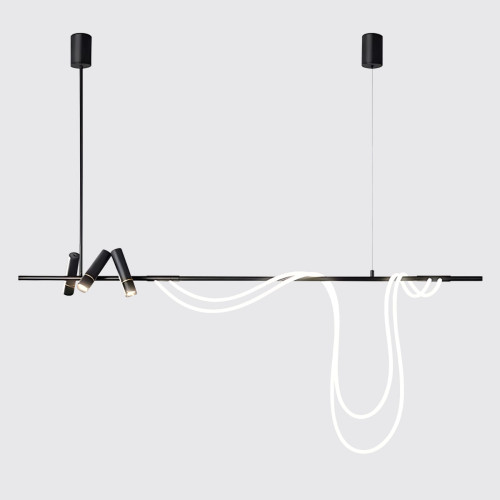 Подвесной светильник Delight Collection 7242P/L1200 black/white Подвесной светильник Delight Collection 7242P/L1200 black/white