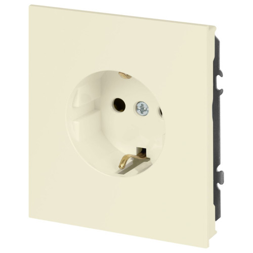 Розетка Эра Arktik 16-2101-02 с заземлением 2P+E Schuko 16А-250В слоновая кость Б0070415