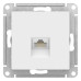 Розетка компьютерная RJ45, кат. 6A, Systeme Electric AtlasDesign Лотос ATN001386