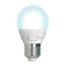 Лампа светодиодная диммируемая (UL-00004301) Uniel E27 7W 4000K матовая LED-G45 7W/4000K/E27/FR/DIM PLP01WH