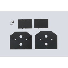 Заглушка для встраиваемого шинопровода в натяжной ПВХ потолок (4 шт.) Crystal Lux Space 220 CLT 0.235 06 BL Заглушка для встраиваемого шинопровода в натяжной ПВХ потолок (4 шт.) Crystal Lux Space 220 CLT 0.235 06 BL
