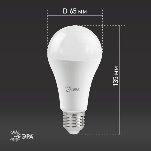 Лампа светодиодная Эра E27 30W 6000K LED A65-30W-860-E27 Б0048017
