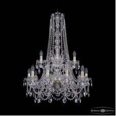 Подвесная люстра Bohemia Ivele Crystal 1411/10+5/240/h-94/2d G