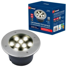 Ландшафтный светодиодный светильник (UL-00006826) Uniel ULU-B12A-9W/2700K IP67 Grey